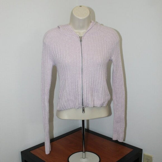 Aéropostale Pink Full-Zip Sweater - Size S