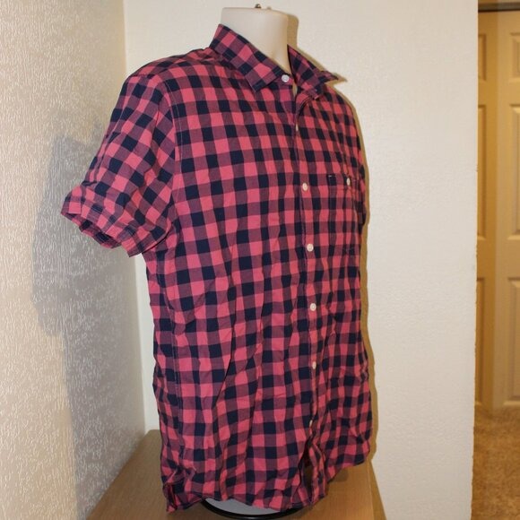 Express Short Sleeve Casual Button Up - Size L/G